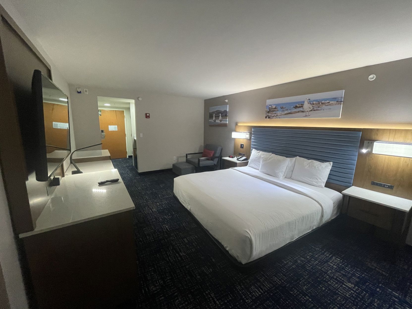 In-room safe, desk, blackout curtains, iron/ironing board