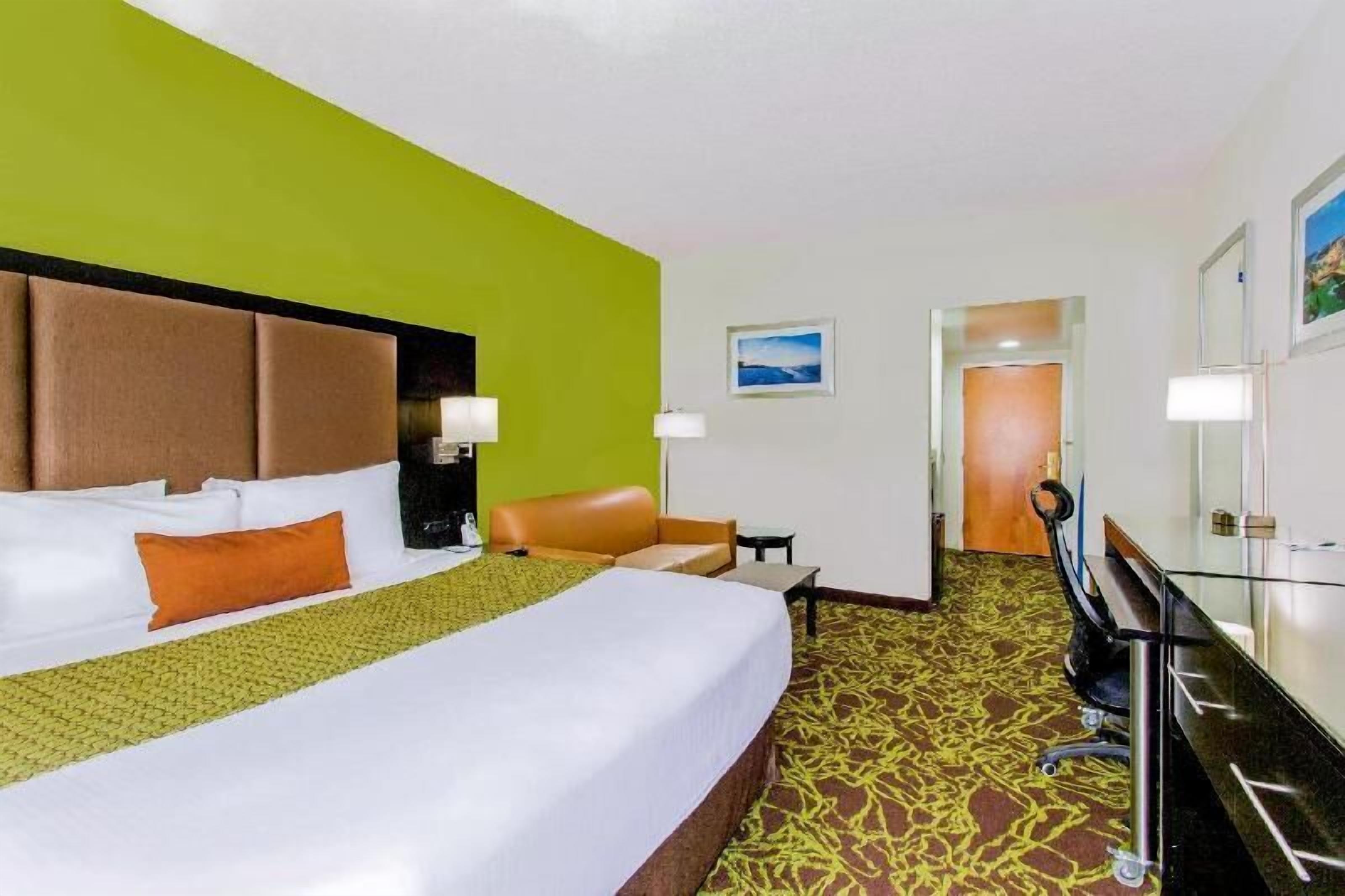 In-room safe, desk, blackout curtains, iron/ironing board
