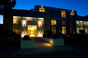 Front of property – evening/night