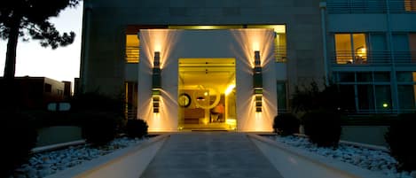 Front of property – evening/night