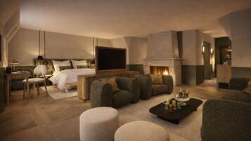 Suite – junior | Allergitestet sengetøy, memory foam-senger og minibarvarer (inkludert)