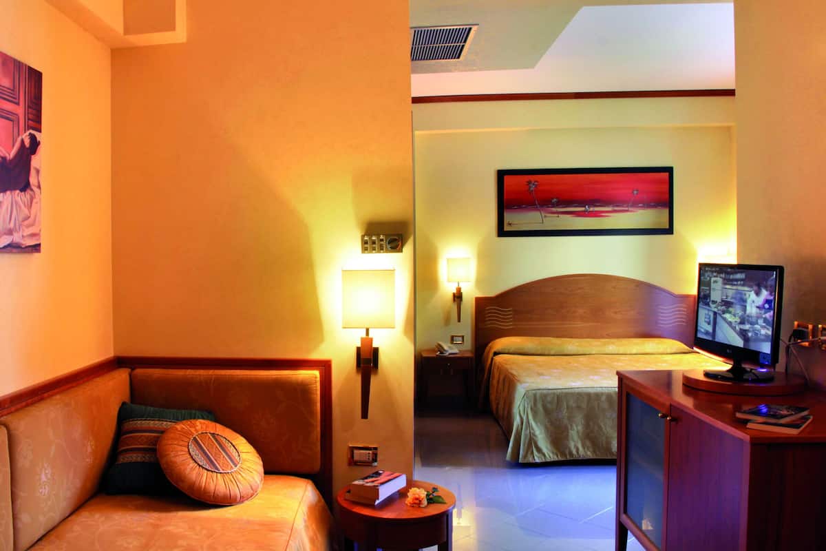 Minibar, in-room safe, desk, cribs (surcharge)
