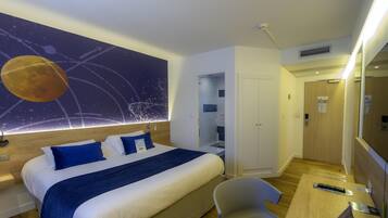 Premium bedding, in-room safe, desk, soundproofing