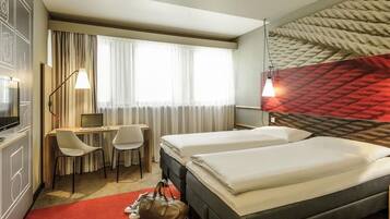 Standard Room, 2 Twin Beds | In-room safe, desk, blackout drapes, iron/ironing board