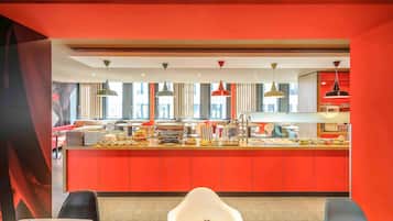 Daily buffet breakfast (EUR 18 per person)