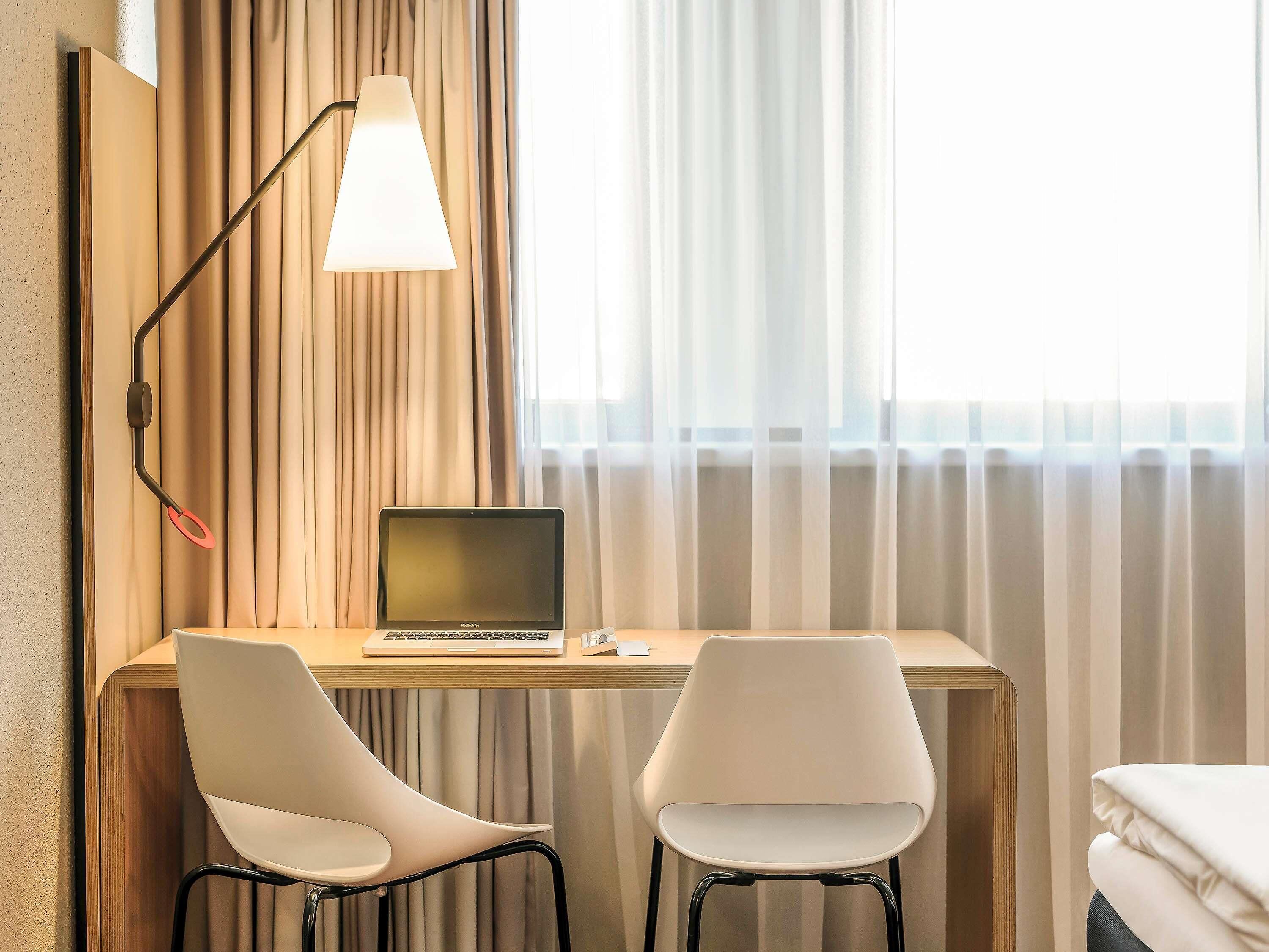 in-room safe, desk, blackout curtains, iron/ironing board