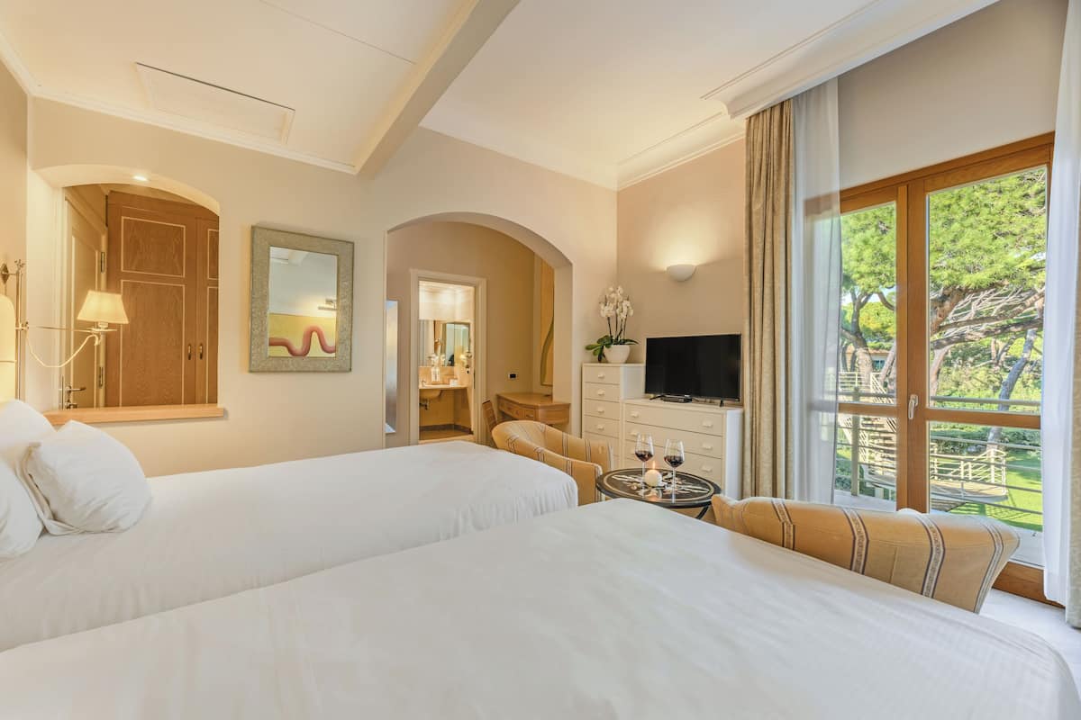 Classic Twin Room, Park View | Minibar, in-room safe, desk, blackout drapes