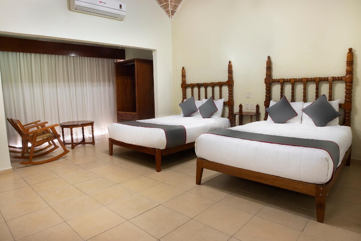 WiFi (free), alarm clocks, bed sheets