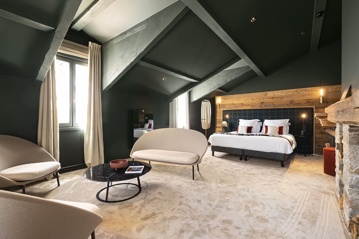 Deluxe suite (Altitude) | 1 slaapkamer, luxe beddengoed, een minibar, een kluis op de kamer