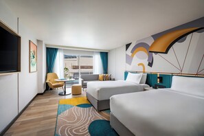 Chambre, vue piscine (Stylish Twin, Sunkissed)