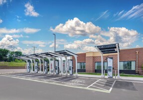 Electric vehicle-charging station