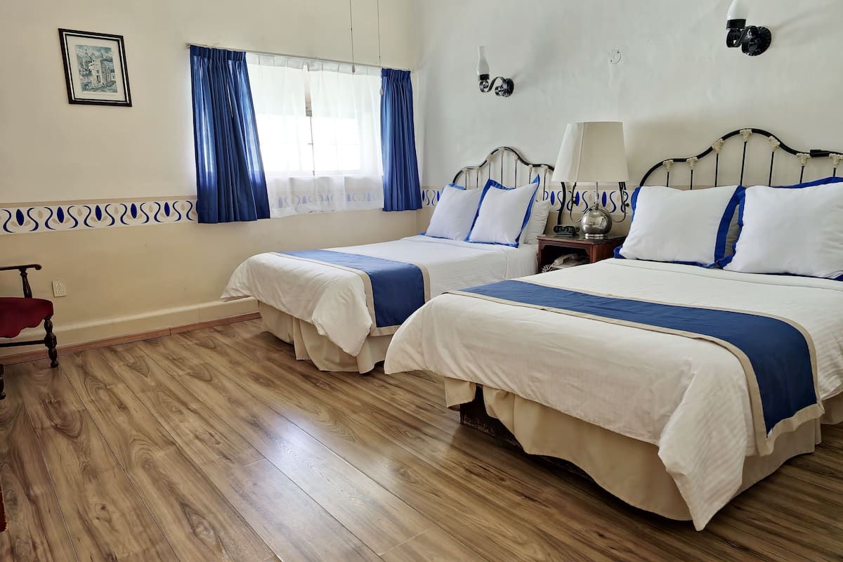 comfort quadruple room, 2 double beds | 1 bedroom, in-room safe, individually decorated, individually furnished