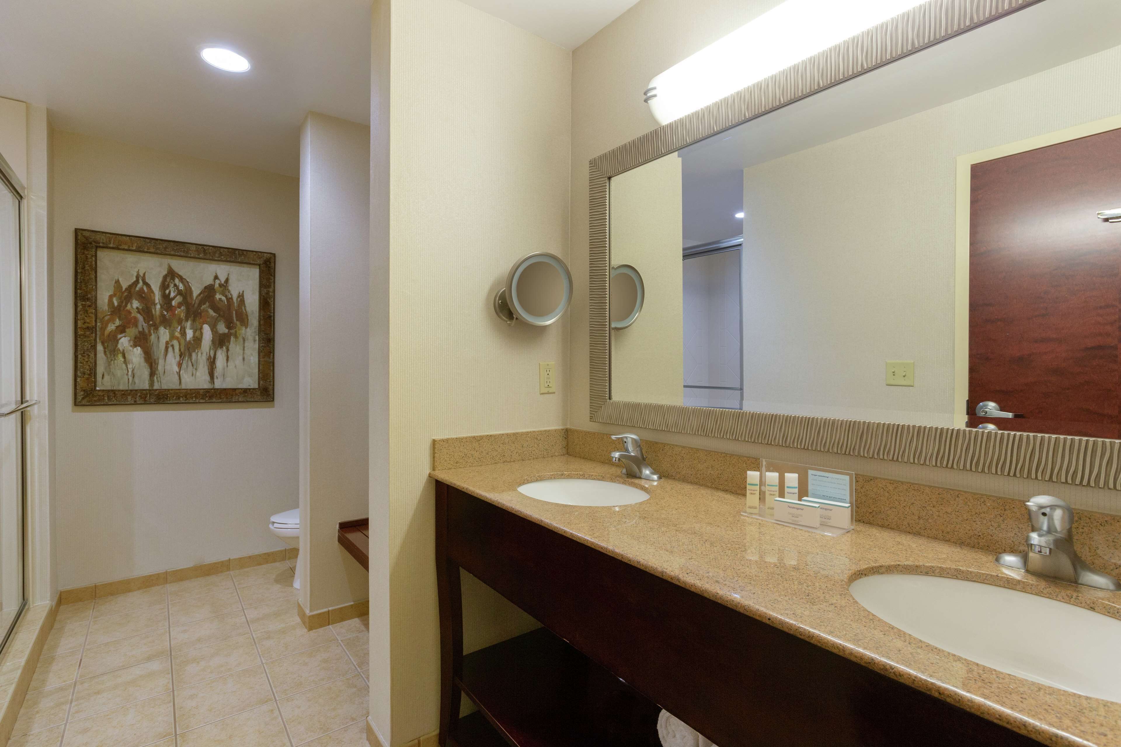 free toiletries, hair dryer, towels