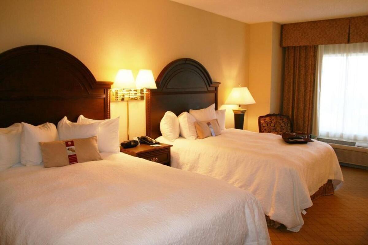 Premium bedding, desk, blackout drapes, iron/ironing board