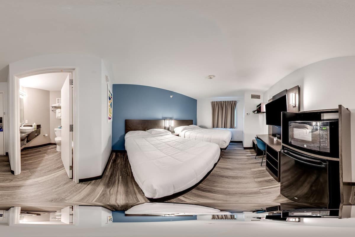 Rom – standard, 2 queensize-senger, ikke-røyk | Skrivebord, wi-fi (inkludert) og sengetøy