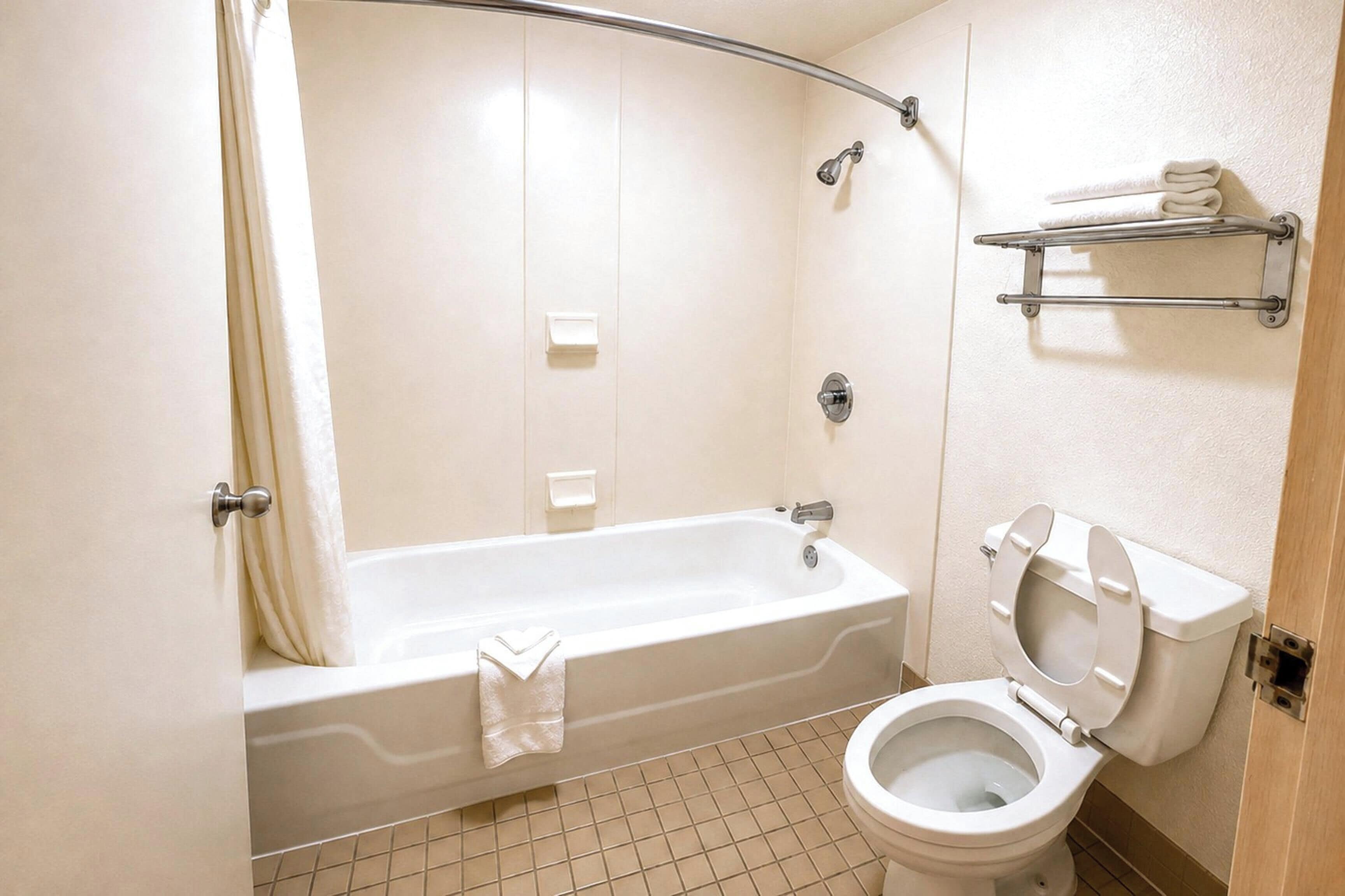 Free toiletries, towels