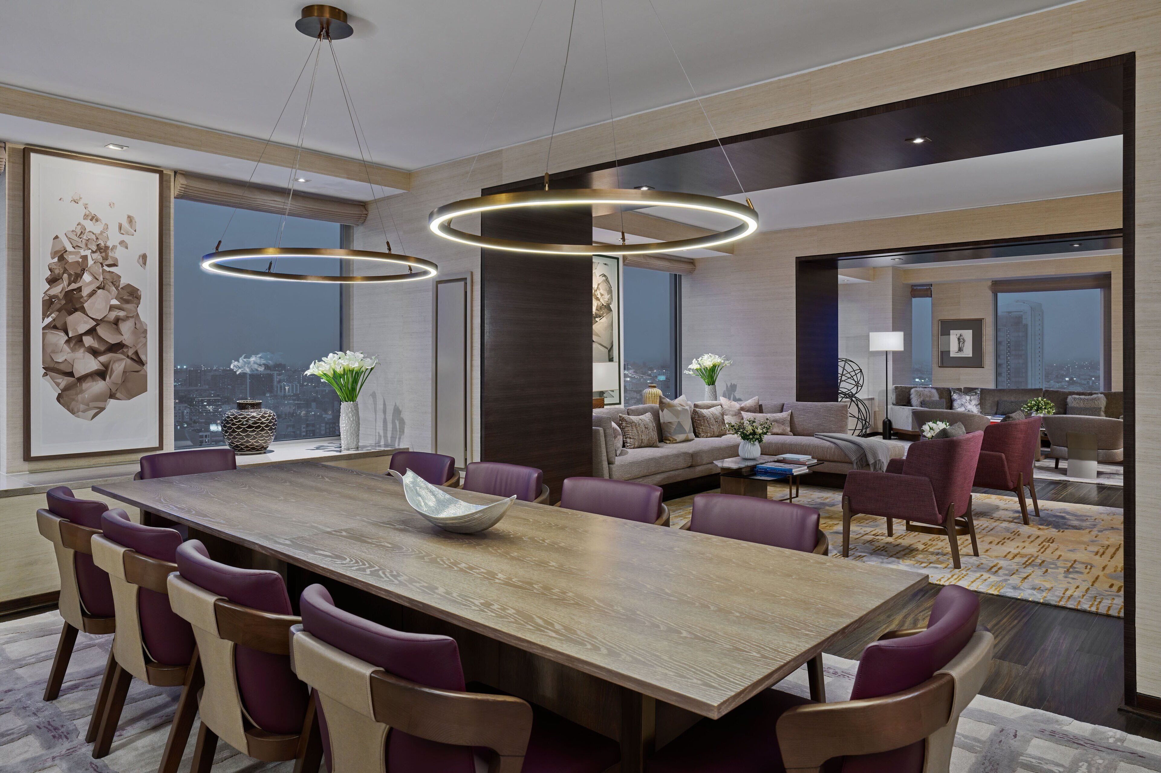 프레지덴셜 스위트, 침실 1개 | 이탈리아 프레떼 시트, 고급 침구, 오리/거위털 이불, 필로우탑 침대