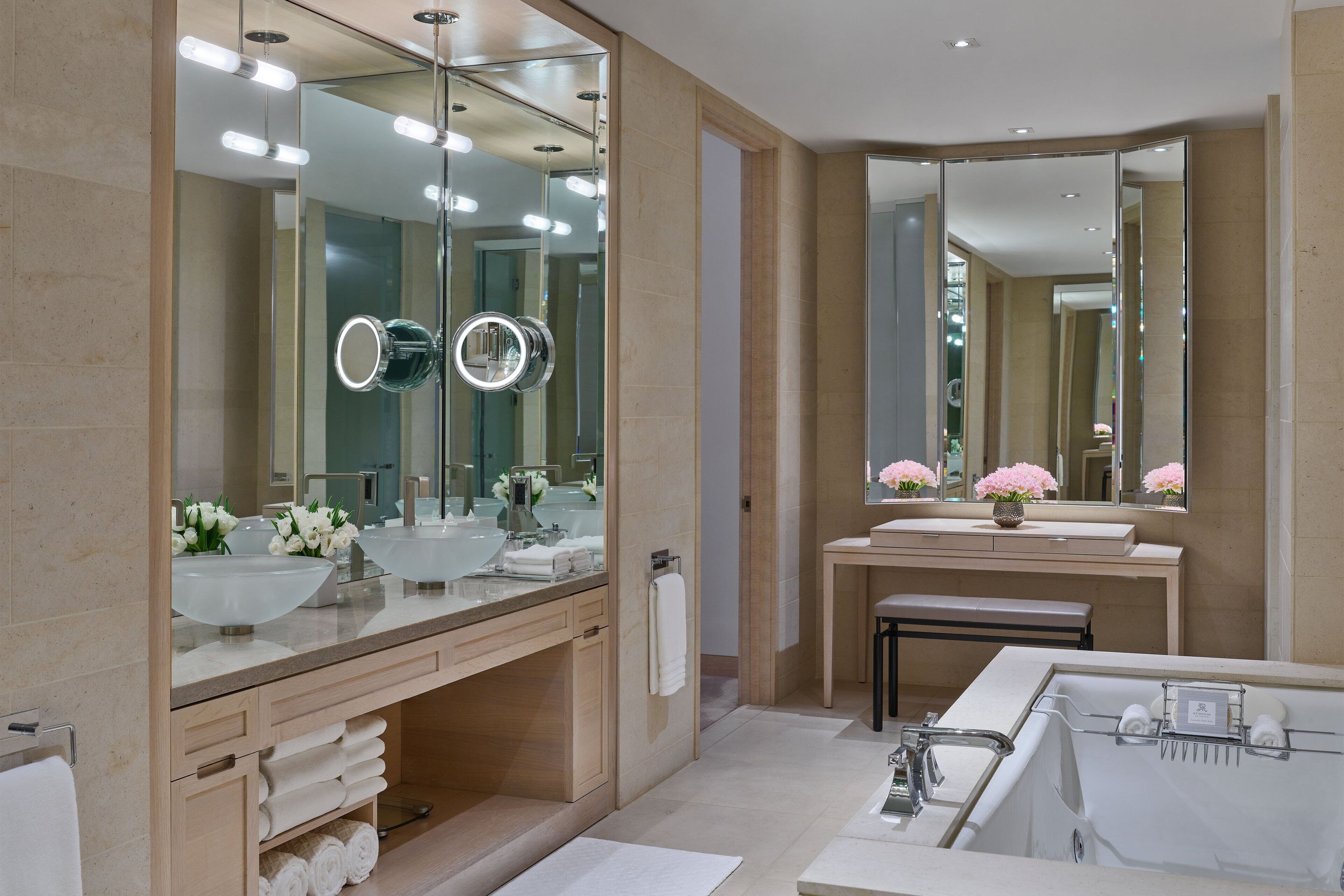 presidential suite, 1 bedroom | bathroom | designer toiletries, hair dryer, bathrobes, slippers
