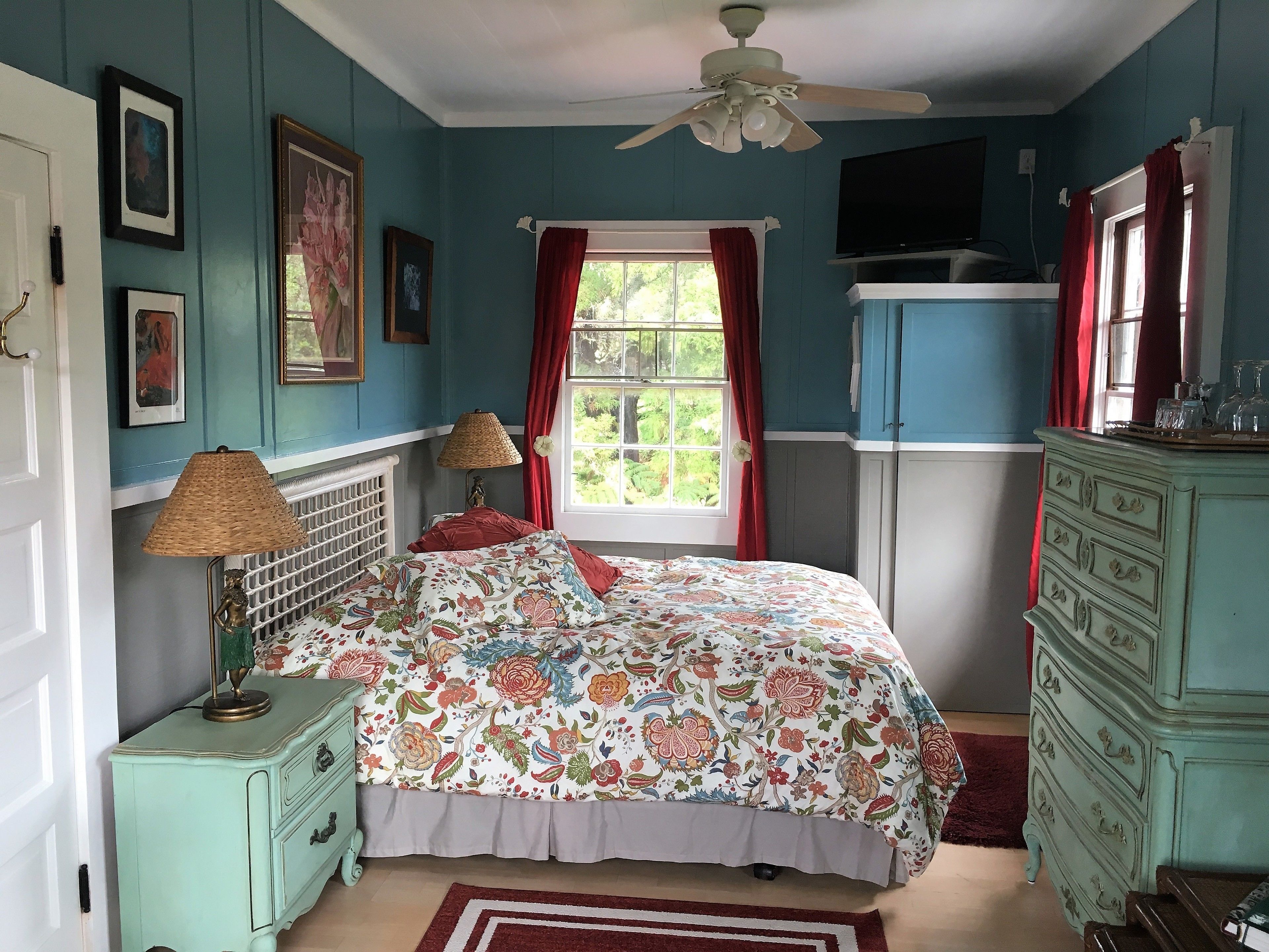 豪華雙人房, 1 張加大雙人床, 庭園景觀