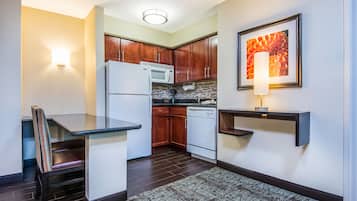 1 bedroom, desk, blackout curtains, iron/ironing board