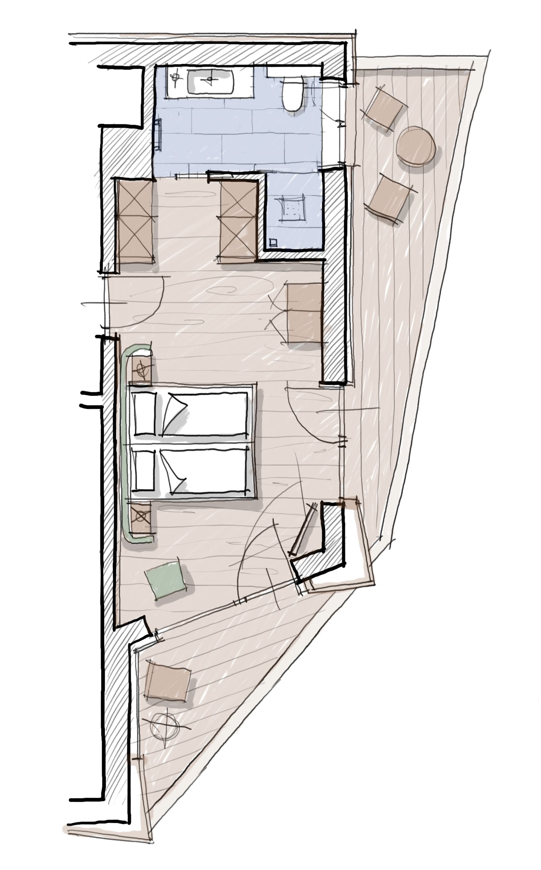 grand double room, balcony | 1 bedroom, premium bedding, minibar, in-room safe