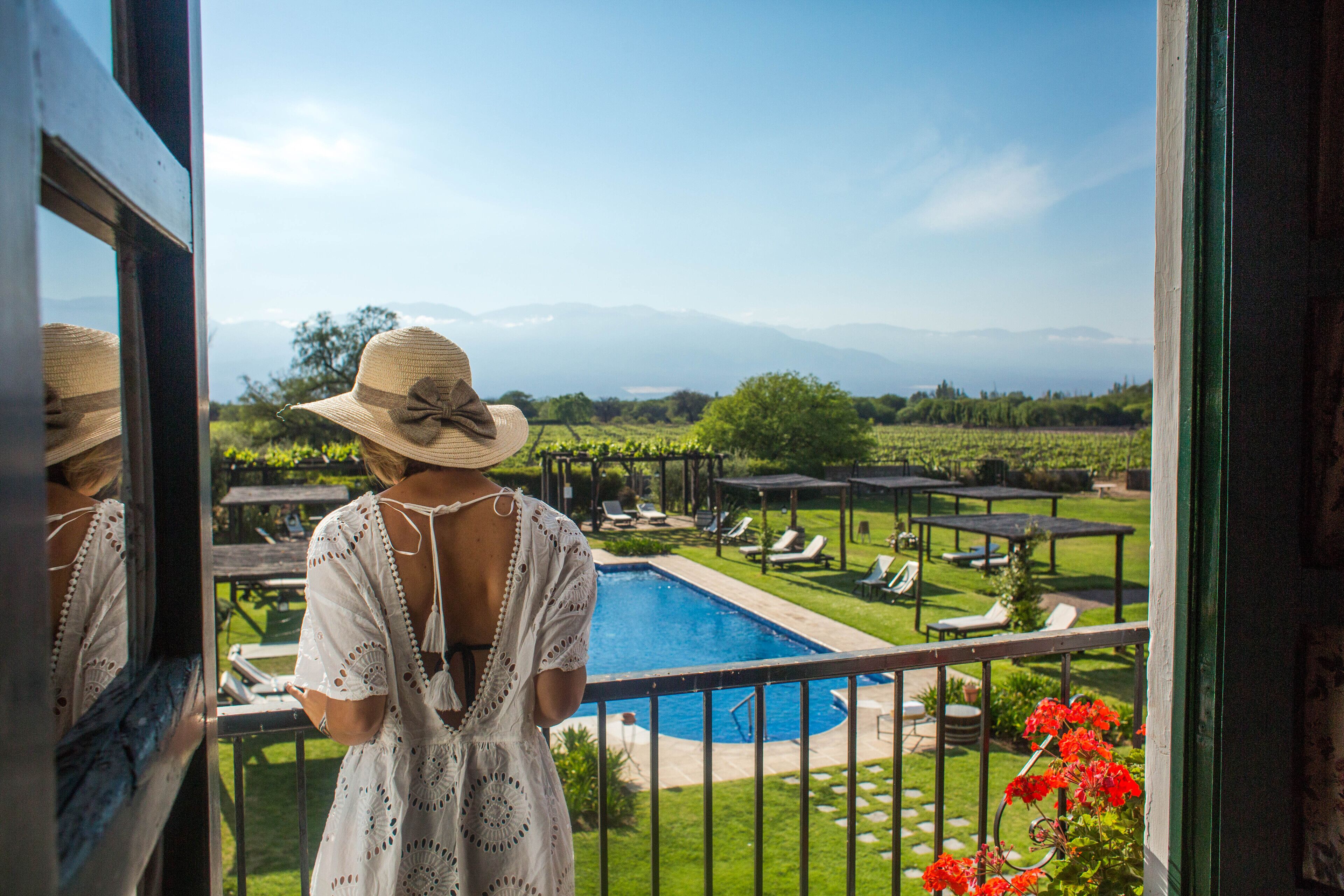 Vue depuis l’hébergement