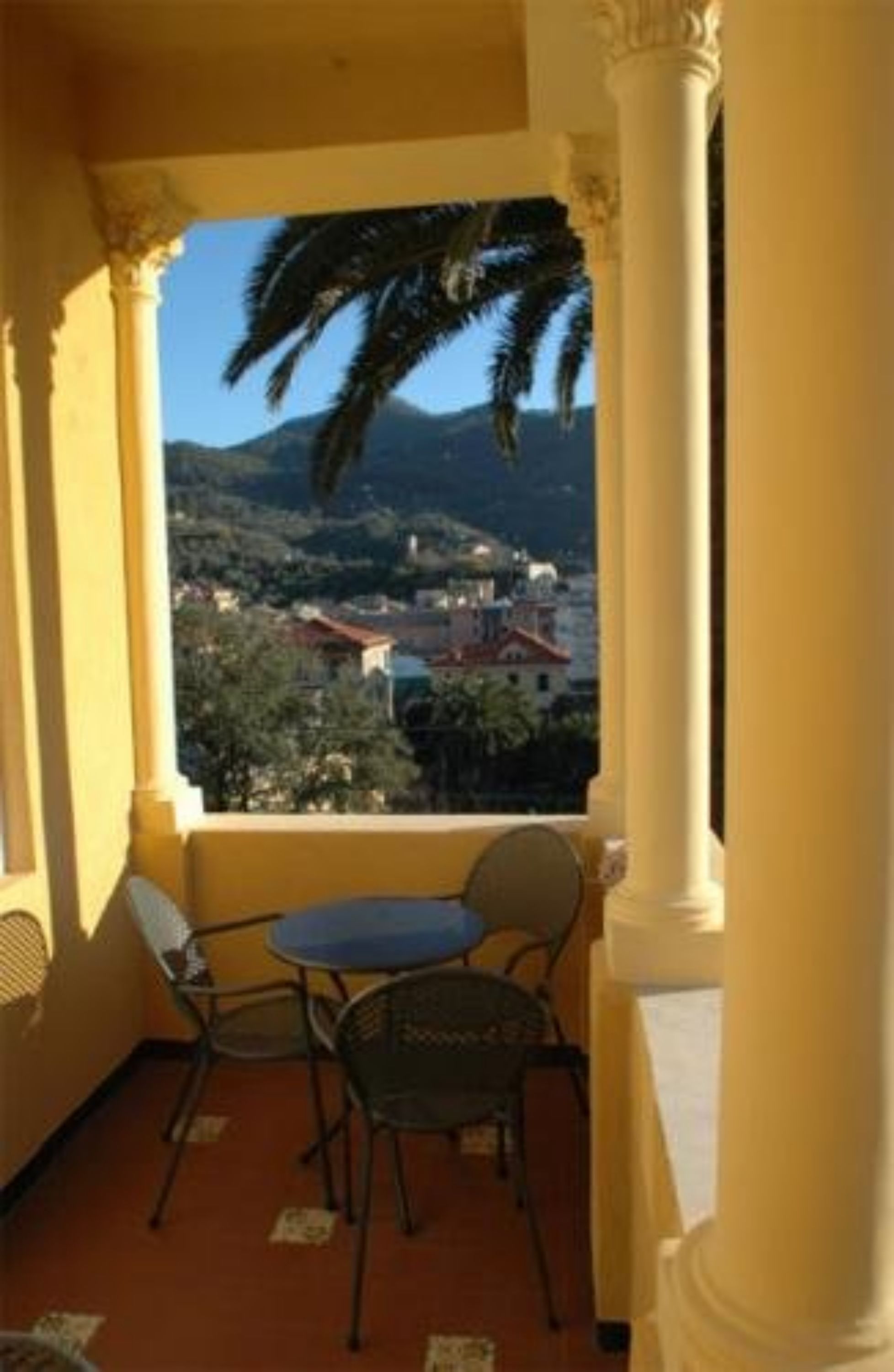 Blick von der Unterkunft