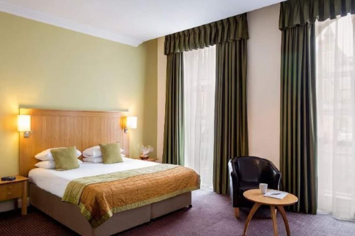 Hypo-allergenic bedding, desk, iron/ironing board