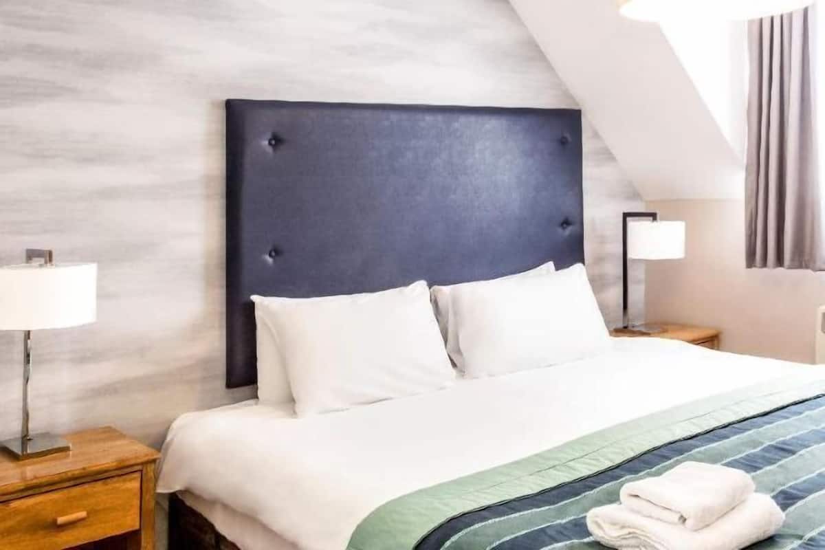 Hypo-allergenic bedding, desk, iron/ironing board