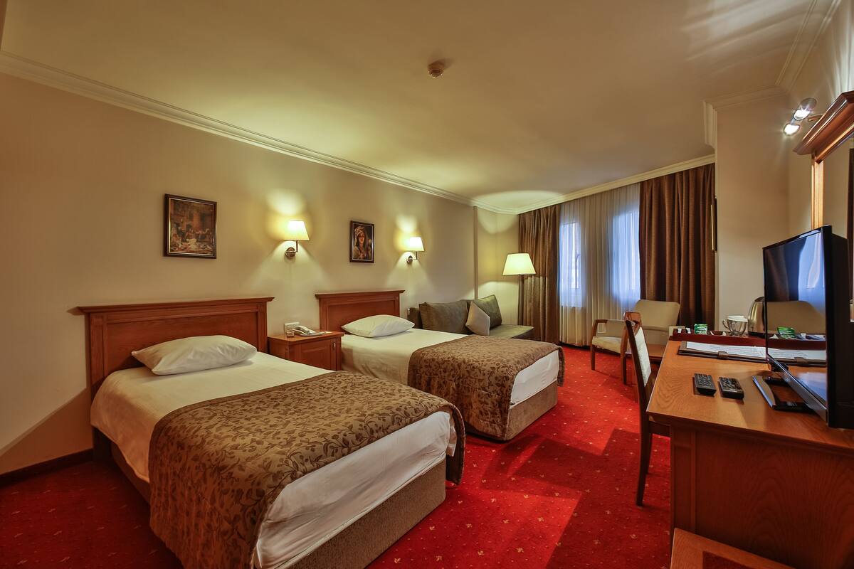 Standard Double or Twin Room | Minibar, in-room safe, blackout curtains, soundproofing