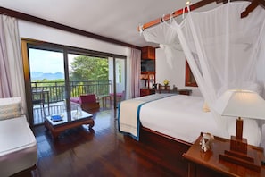 Phou Si Temple Suite | 1 bedroom, Egyptian cotton sheets, premium bedding, down comforters