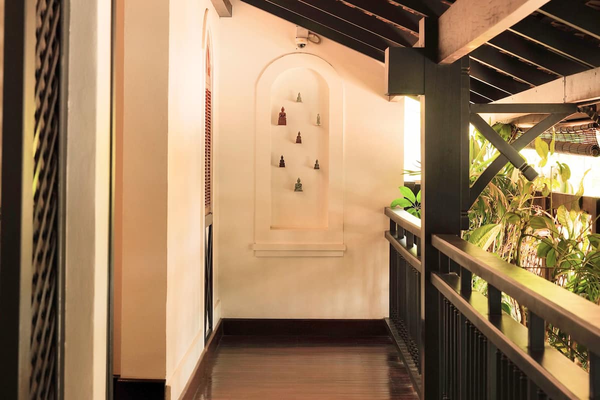 Phou Vao Garden Suite | 1 makuuhuone, egyptinpuuvillaiset lakanat, ylelliset vuodevaatteet