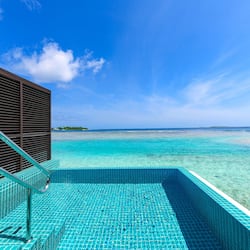 Villa, 1 King Bed, Ocean View (Overwater) | Pool | 2 outdoor pools, open 8:00 AM to 6:00 PM, sun loungers