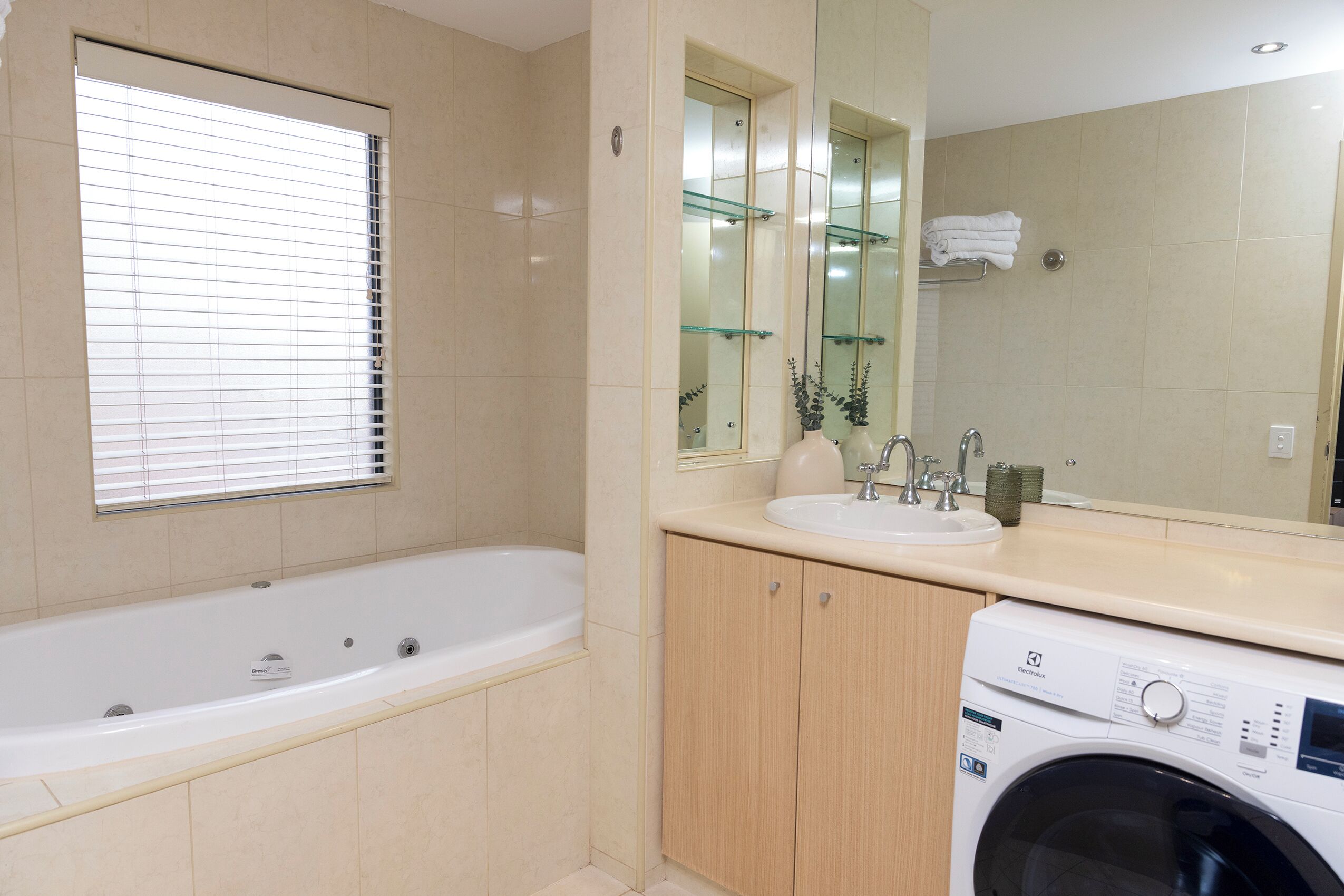 free toiletries, hair dryer, towels, soap