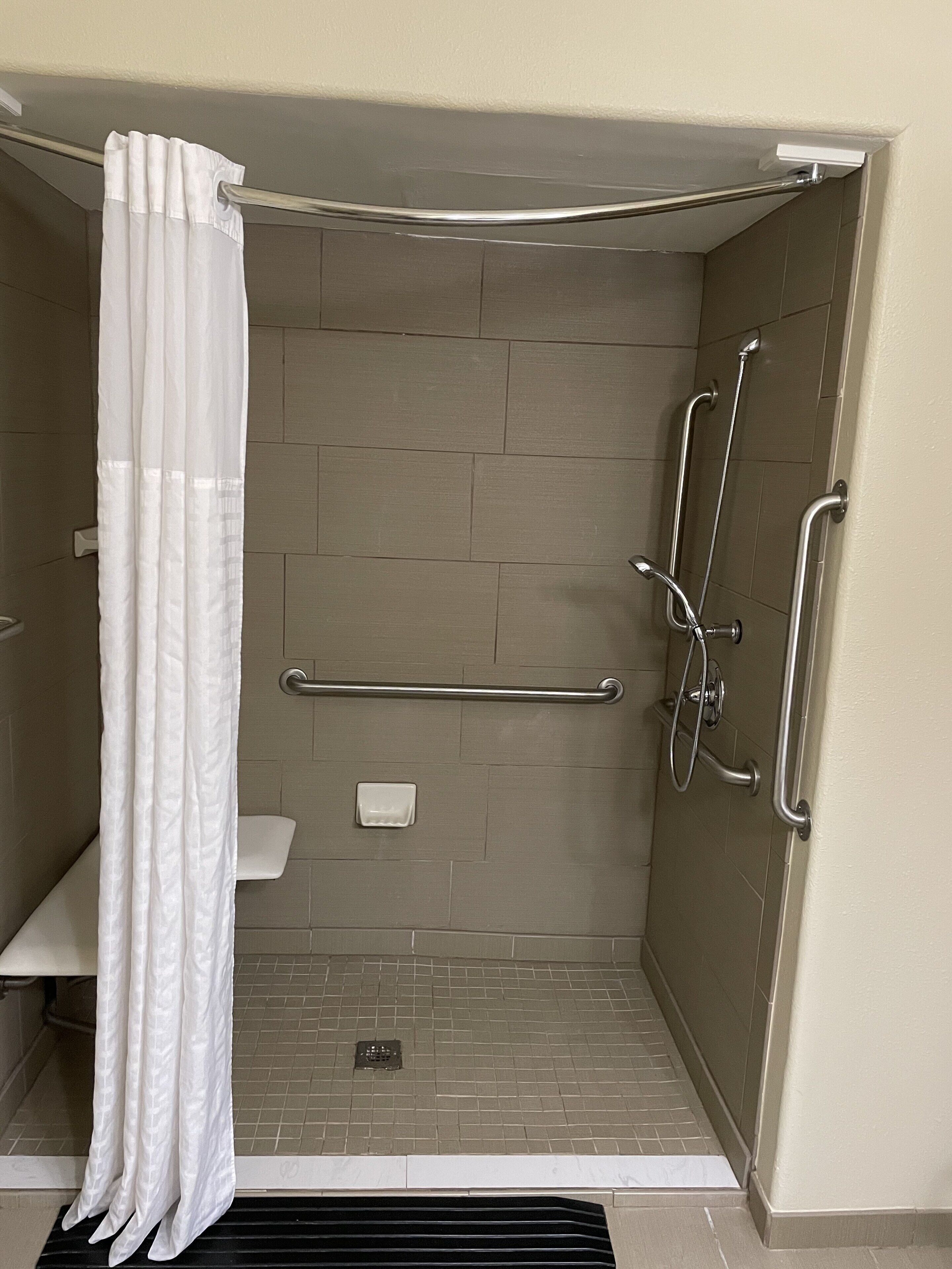 room, 1 king bed, accessible, non smoking | bathroom | free toiletries, hair dryer, towels, soap