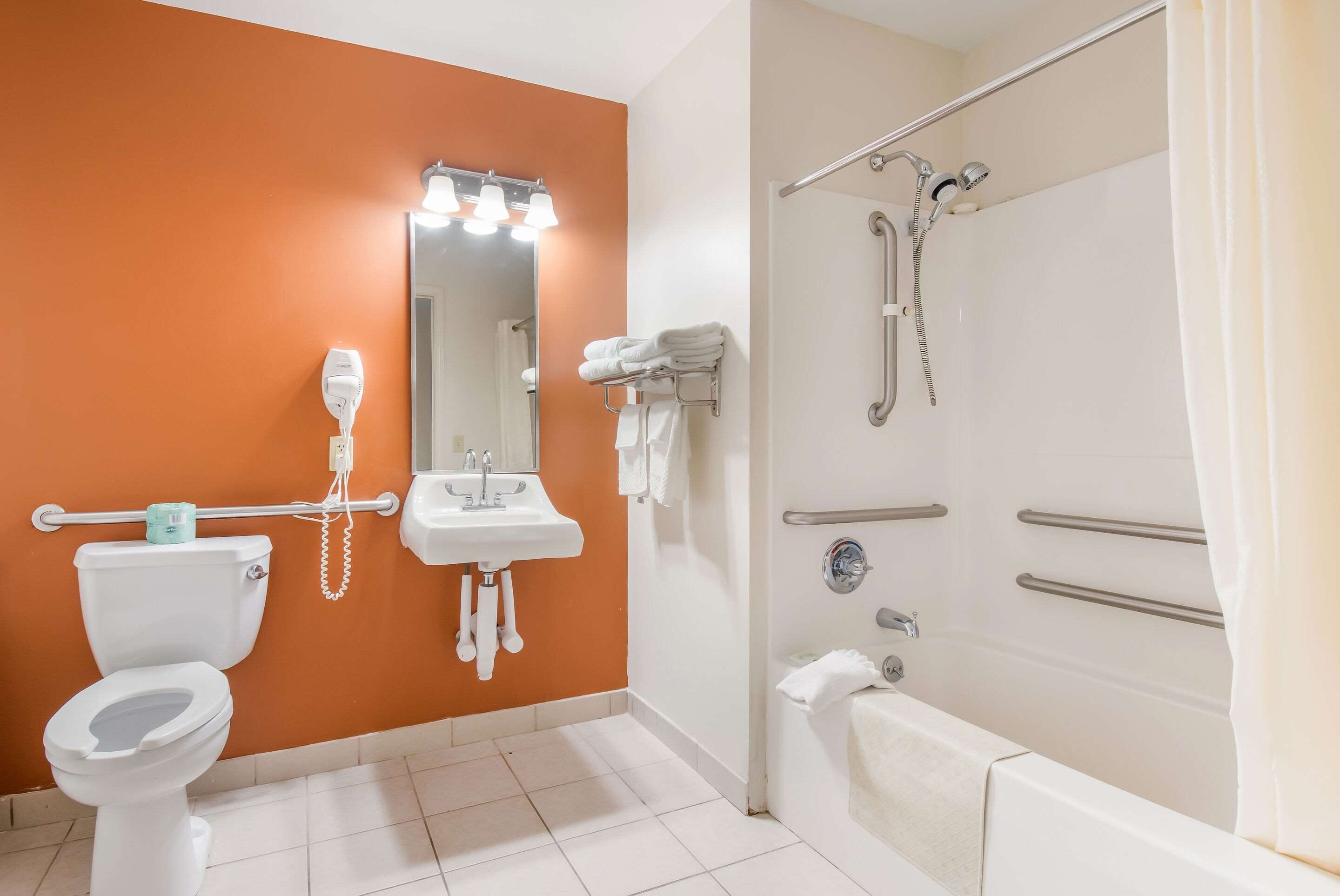 blackout curtains, iron/ironing board, free cots/infant beds