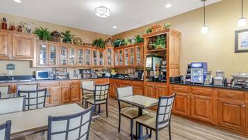 Free daily full breakfast