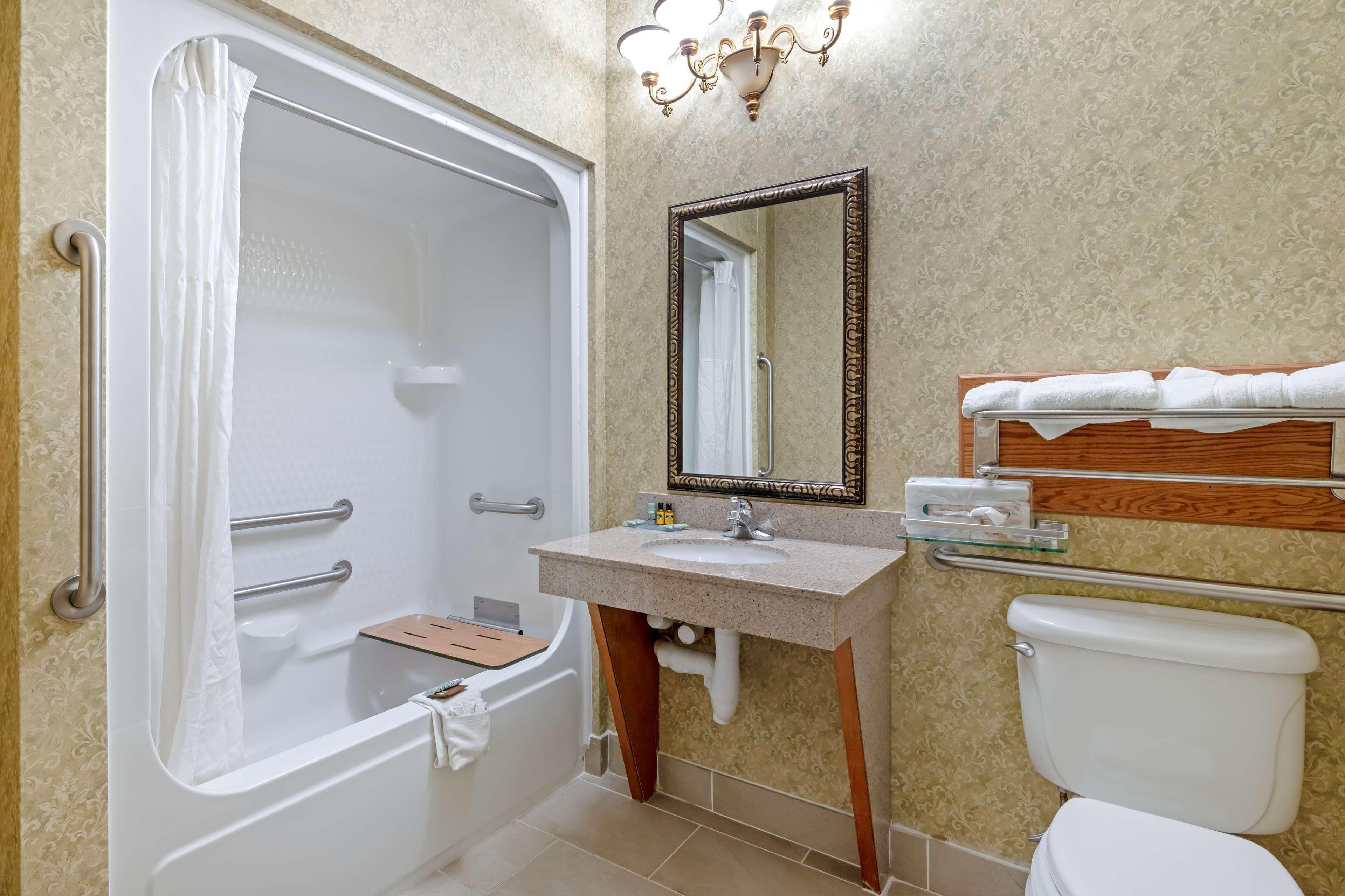 free toiletries, hair dryer, towels, soap