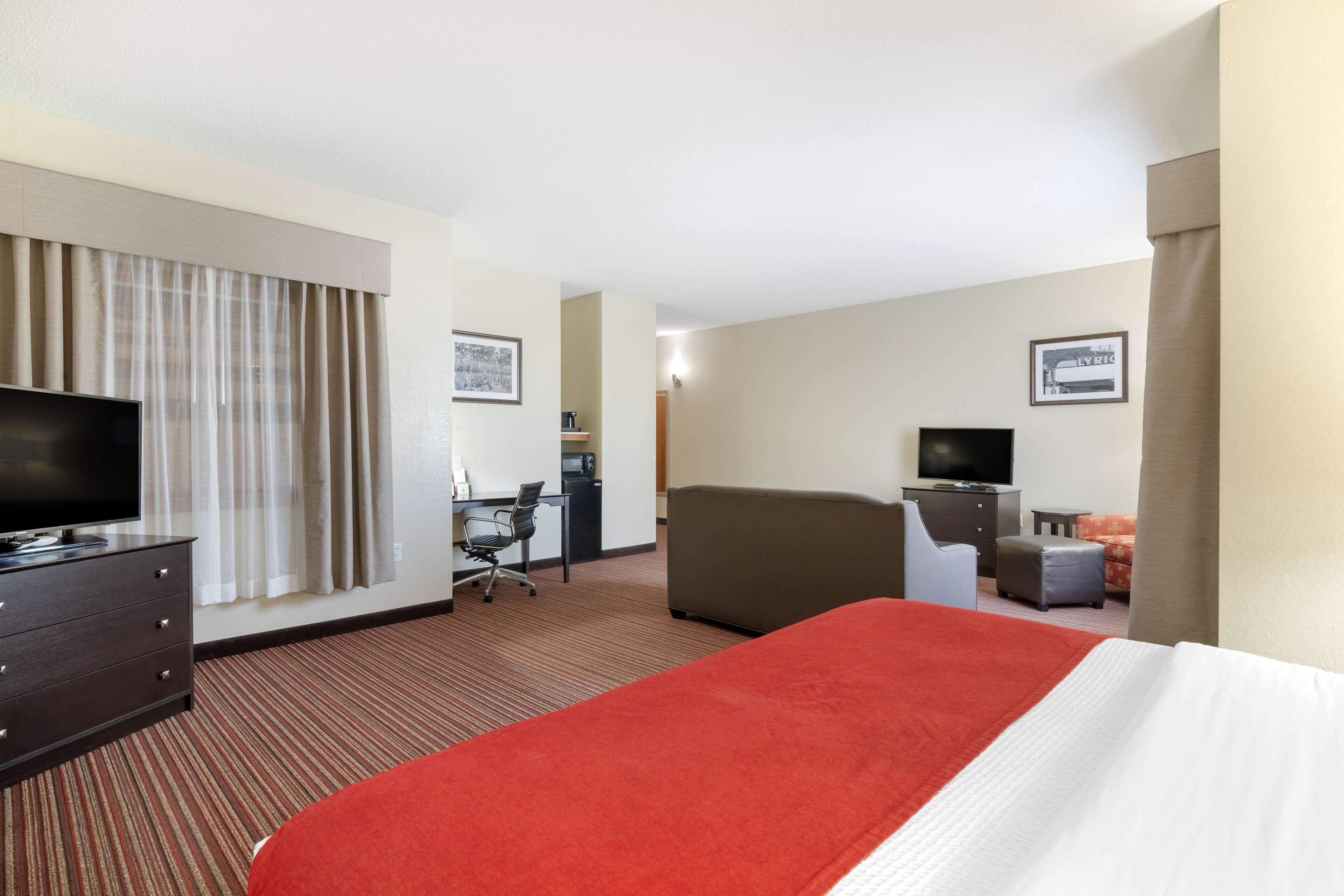 suite, 1 king bed, accessible, bathtub (with sofabed) | premium bedding, in-room safe, desk, laptop workspace