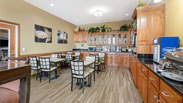 Free daily full breakfast