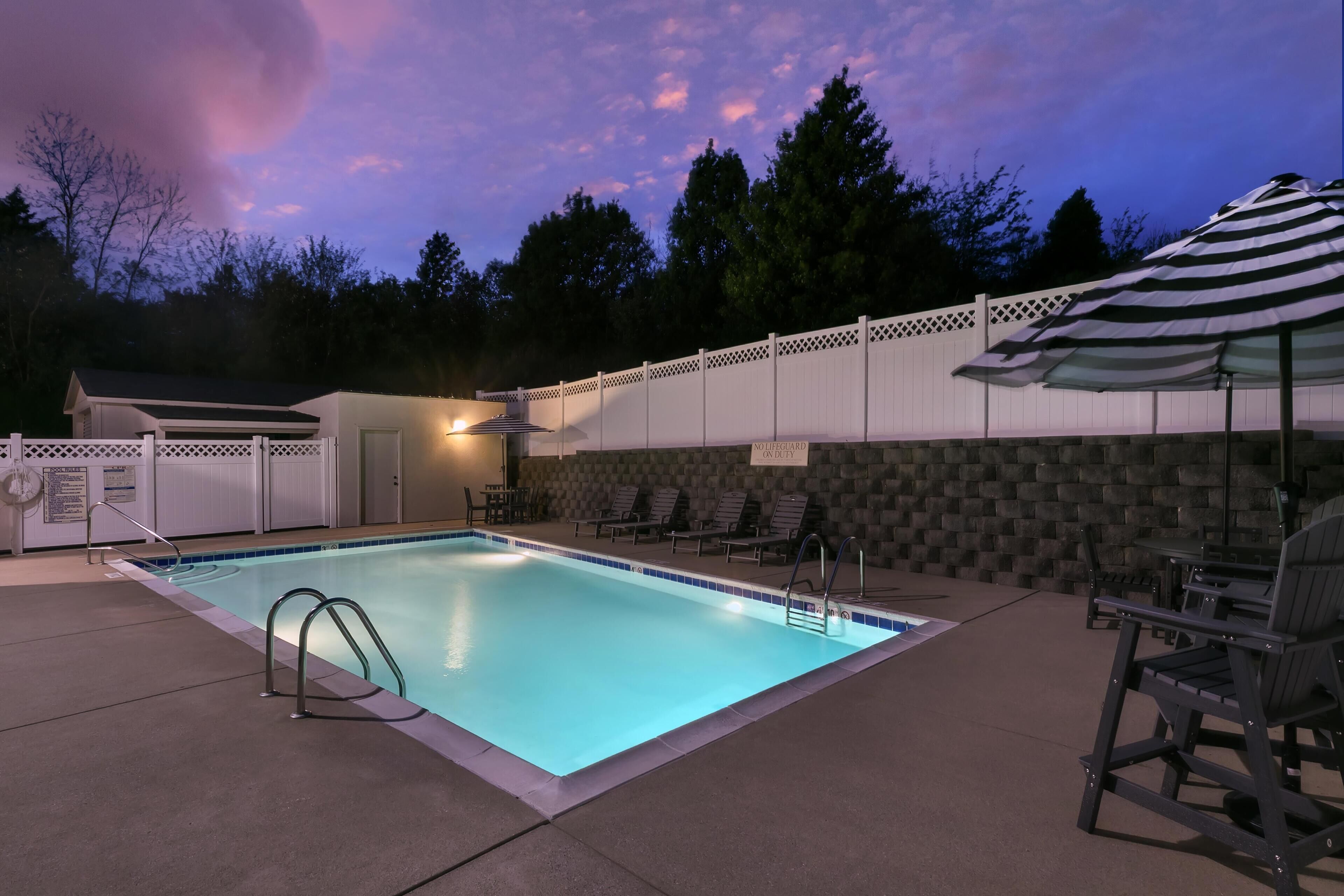 Seasonal outdoor pool