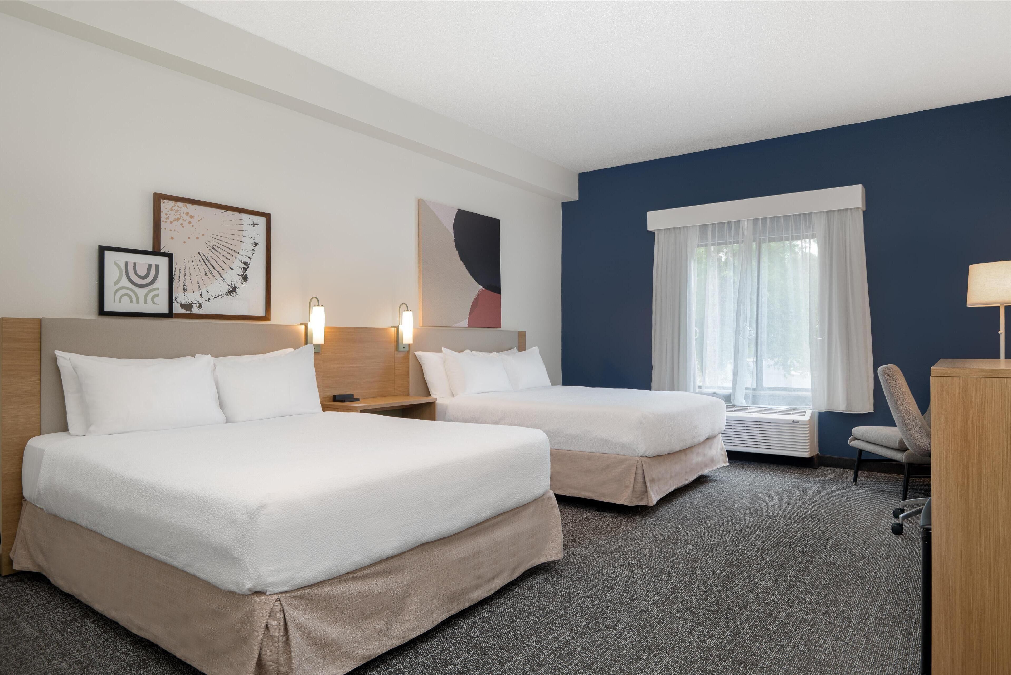 desk, iron/ironing board, internet, bed sheets