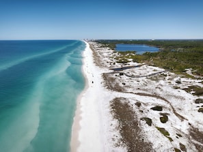 Beach nearby, white sand