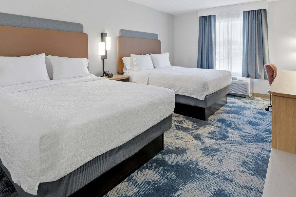 2 Queen Beds, Non Smoking | In-room safe, desk, iron/ironing board, free WiFi
