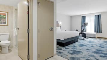 In-room safe, desk, iron/ironing board, WiFi (free)