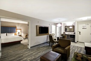 Suite, Non Smoking | Premium bedding, desk, laptop workspace, blackout drapes