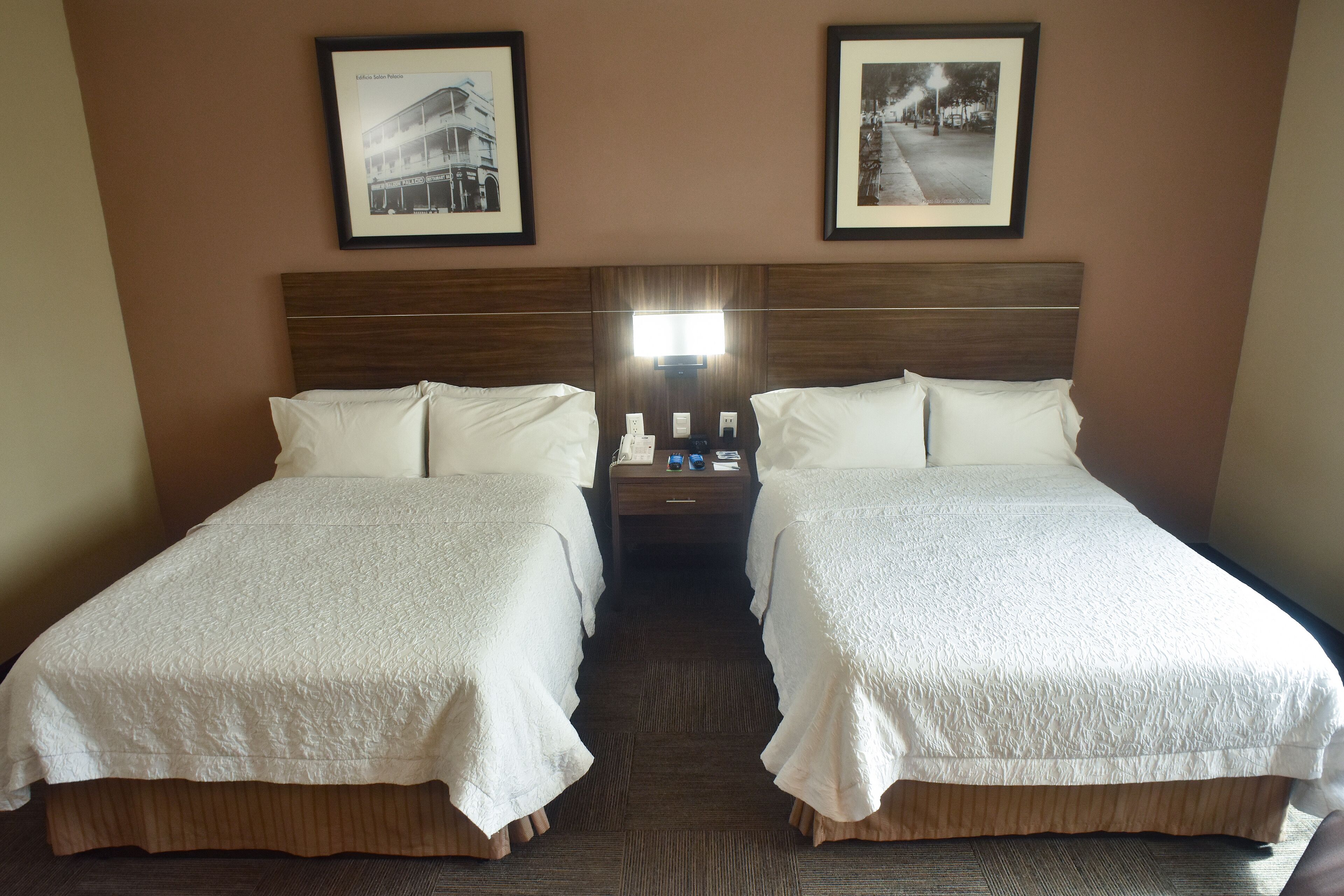 room, 2 double beds, non smoking | desk, iron/ironing board, free wifi, bed sheets