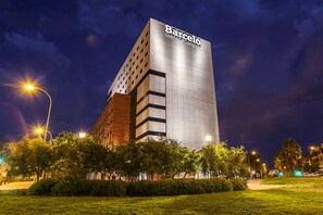 Front of property - evening/night