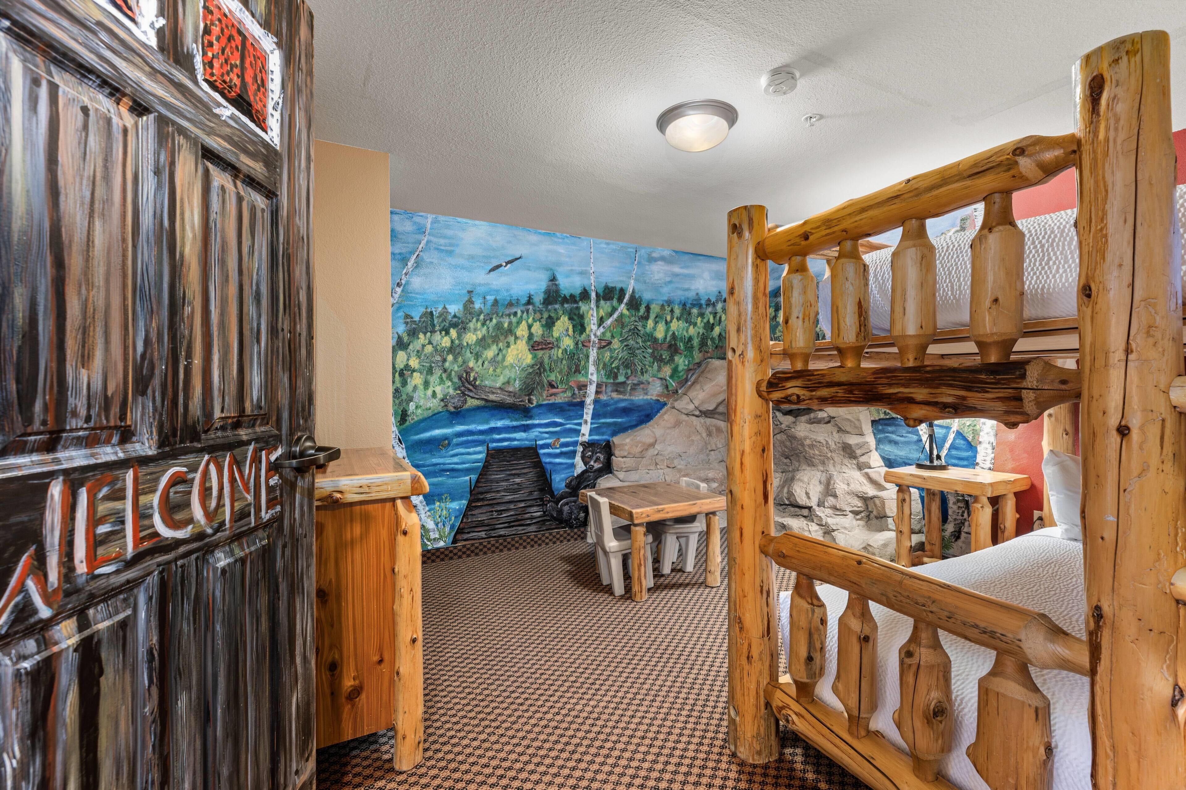 1 King Bed, 1 Queen & 1 Double Bunk Bed, Family Suite, Non-Smoking | In-room safe, iron/ironing board, cribs/infant beds, free WiFi