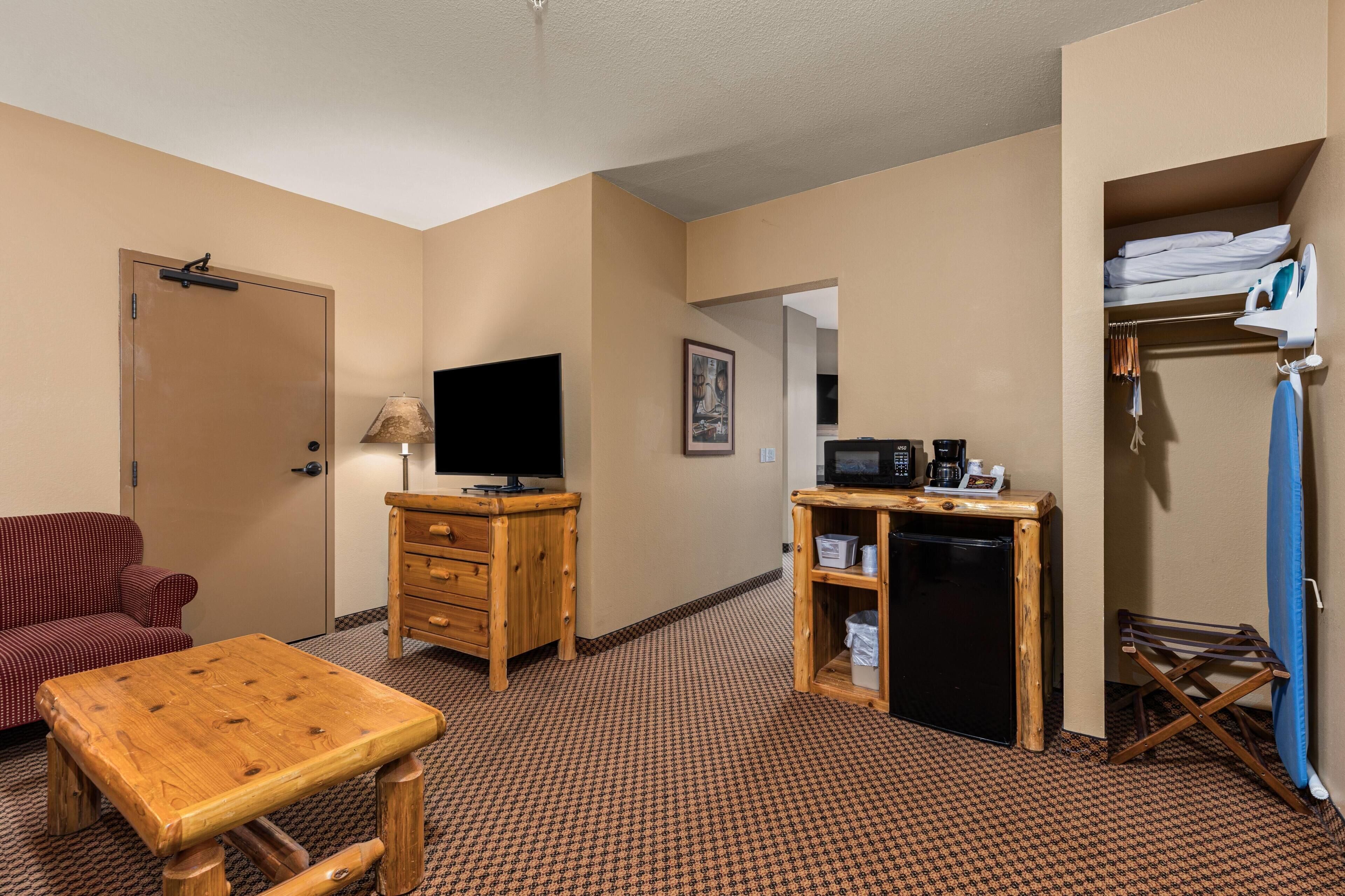 In-room safe, iron/ironing board, cribs/infant beds, free WiFi